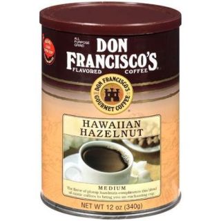 Don Francisco'sHawaiian Hazelnut Flavored Coffee, 12 oz