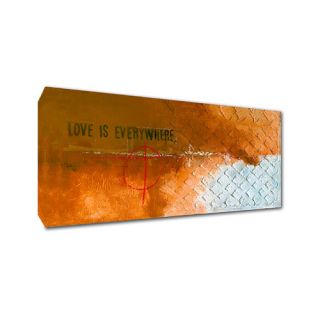 Love Is Everywhere Abstract Painting Print on Wrapped Canvas by PTM