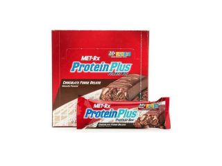 Met rx Protein Plus Protein Bar   Chocolate Fudge Deluxe   Case Of 12   85 Grams