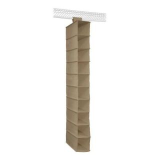 ClosetMaid 54 in. Mocha 10 Shelf Hanging Organizer 1464