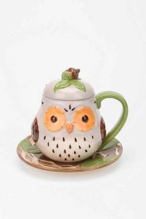 Nested Owl Cup & Saucer Set