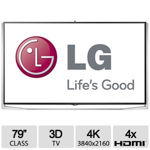 LG 79 Class UHD 4K Smart 3D LED TV   Ultra HD 3840x2160 Resolution, 4x HDMI, WiFi, Web Browser   79UB9800
