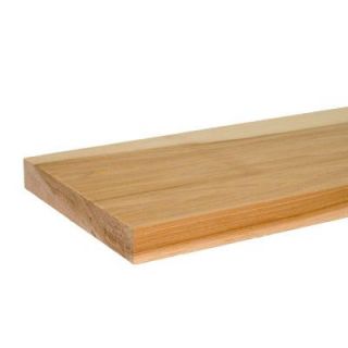 Builder's Choice 1 in. x 6 in. x 6 ft. S4S Hickory Board (2 Pack) HK160166XX