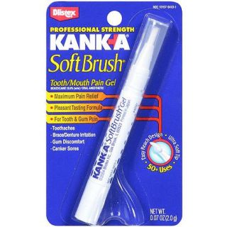 Kanka SoftBrush Tooth/Mouth Pain Gel, .07 fl oz