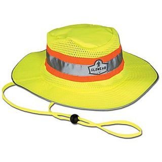 Ergodyne GloWear 8935 Hi Vis Ranger Hats, Large/XL, Lime