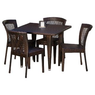 Christopher Knight Home Dusk 5 piece Wicker Patio Dining Set