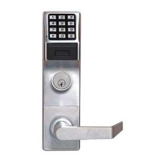 LOCDOWN PDL6500CRR26D Electronic Lock, Brushed Chrome, 12 Button