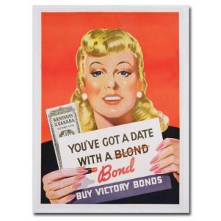 Trademark Fine Art 24 in. x 32 in. Youve got a Date with a Bond Canvas Art BL00415 C2432GG