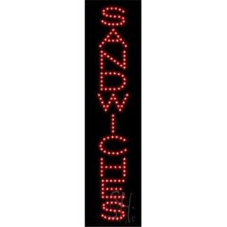 Sign Store L100 1447 outdoor Sandwiches Outdoor LED Sign, 7 x 28 x 3. 5 inch