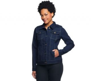 Women with Control My WonderJean Button Front Jacket —