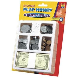Educational Insights 3058 Play Money   Coins And Bills