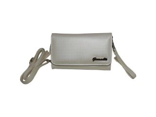Pearl White Purse Handbag Case for Visual Land V Clip Pro ME 903