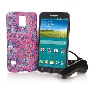 Samsung Galaxy S5 16GB Android LTE TracFone with Car Charger, Case and 1200 Min   8033768