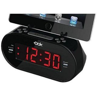 Emerson CR07 Dok Cr07 Alarm Clock With Universal Cradle
