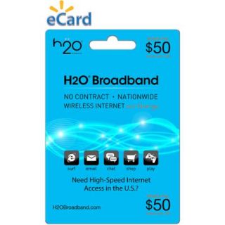H20 Wireless Broadband $50 (Email Delivery)