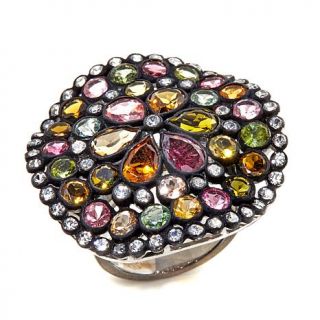 Rarities: Fine Jewelry with Carol Brodie 5.88ct Multicolor Tourmaline and White   7949969