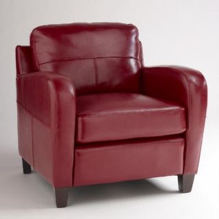 Red Leather Mason Chair