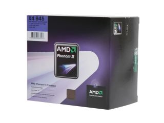 AMD Phenom II X4 945 Deneb Quad Core 3.0 GHz Socket AM3 95W HDX945WFGIBOX Processor