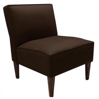 Velvet Armless Chair With Buttons   7053933