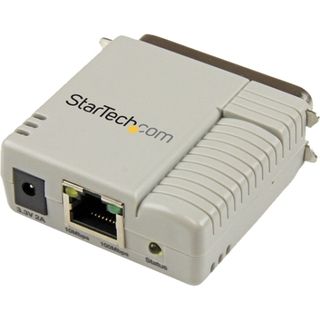 StarTech 1 Port 10/100 Mbps Ethernet Parallel Network Print Serve