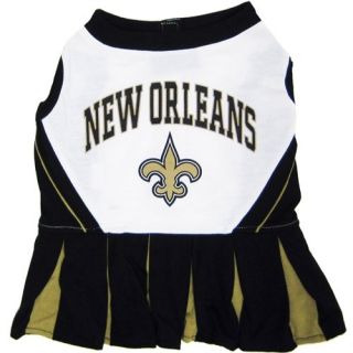 Pets First NOSCLO M New Orleans Saints NFL Dog Cheerleader Outfit   Medium