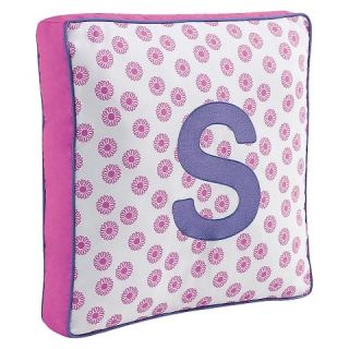 Letter Pillow   Pink/Purple