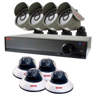 Revo Lite 16 channel 1TB DVR Surveillance System with 4 Bullet and 4