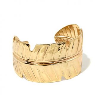 AJA by Anitanja™ "Banana Leaf" Bronze Cuff Bracelet   7711023