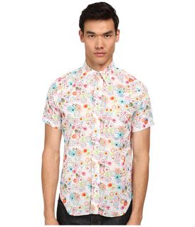 Mark McNairy New Amsterdam Short Sleeve Floral Dot Button Down