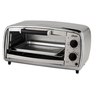 Oster® 4 Slice Toaster Oven, Stainless Steel, TSSTTVVGS1