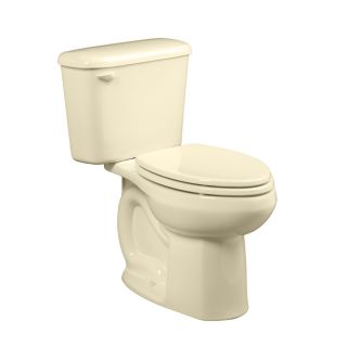 American Standard Colony Bone 1.28 GPF (4.85 LPF) 10 in Rough in WaterSense Elongated 2 Piece Comfort Height Toilet