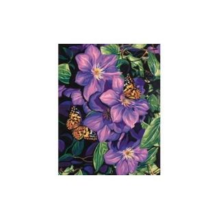 Paint By Number Kit 11"X14" Clematis & Butterflies