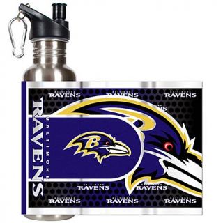 Baltimore Ravens Stainless Steel Water Bottle with Metallic Graphics   7570759