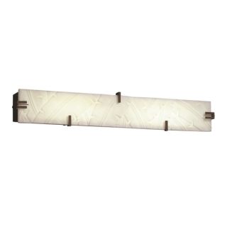 Justice Design Group Clips 36 inch LED Linear Bath Bar, Bronze