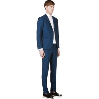 Tiger of Sweden Blue Wool Mohair Suit