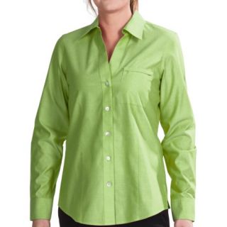 Foxcroft Johnny Collar Cotton Shirt (For Women) 7028N 68
