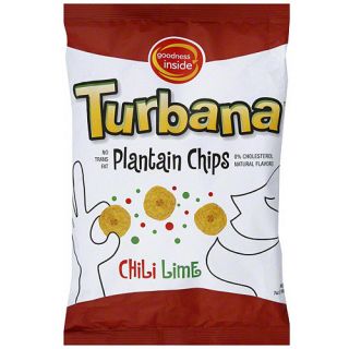 Turbana Plantain Chili Lime Chips, 7 oz (Pack of 12)