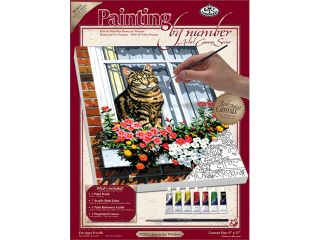 Paint By Number Kits 9"X12" Cat In The Window