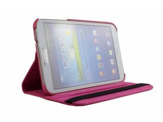 360° Rotating PU Leather Case Cove For Samsung Galaxy Tab 3 8" 8.0 T310 T311 T315  + Film & Stylus