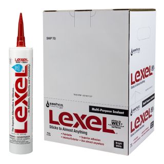 Lexel 126 oz White Paintable Solvent Based Specialty Caulk