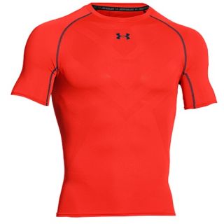 Under Armour Armour Vent HG Compression S/S T Shirt   Mens   Training   Clothing   Bolt Orange/Academy