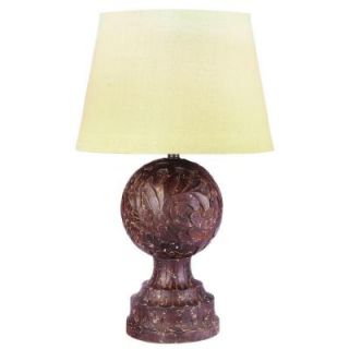 Kenroy Home Summerwood 17 in. H Mocha Bronze Table Lamp 32424MOB