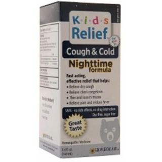 Homeolab USA Kids Relief Cough & Cold Nighttime 3.4 oz