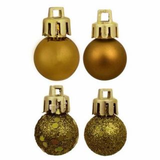 18ct Olive Green 4 Finish Shatterproof Christmas Ball Ornaments 1.25" (30mm)