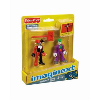 Fisher Price Imaginext DC Superfriends The Joker and Harley Quinn Action Figures