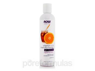 NOW? Solutions   Vitamin C & Manuka Honey Gel Cleanser   8 fl. oz (237 ml) by NO