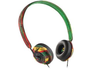 House of Marley Harambe Rasta EM JH041 RA 3.5mm Connector Binaural On Ear Headphones