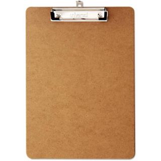 Universal Clipboard, 1/2" Capacity, Holds 8 1/2w" x 12"h, Brown, 6 Pack