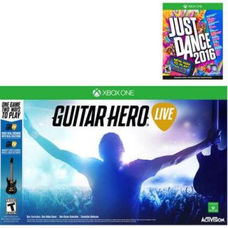 Guitar Hero Live with Just Dance 2016 (Xbox One, PS4, Wii U, Xbox 360, or PS3) (Save $44)