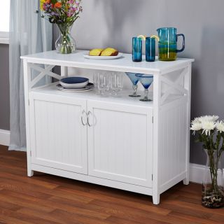 Simple Living Southport White Beadboard Buffet   16076395  